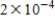 Write in decimal notation.