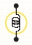 <strong>What does the circuit symbol in the figure mean? </strong> A) Battery B) NOR-gate C) AND-gate D) Light E) Switch