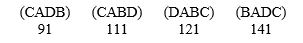 <strong>The fraternity is electing a national president and there are four candidates: Alberto (A), Bate (B), Carl (C), and Dave (D). The voter preferences are: Who wins the election using the Hare method? Does this violate any of the fairness criteria? </strong> A) Dave. Yes. Condorcet criterion. B) Carl. No. C) Bate. Yes. Condorcet criterion. D) Carl. Yes. Condorcet criterion. E) Bate. No.