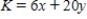 Minimize   subject to the constraints. ​   ​