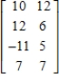 <strong>Find the product [ A ][ B ], if ​   ​ ​</strong> A)   B)   C)   D)   E)   <div style=padding-top: 35px> 