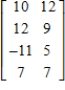 <strong>Find the product [ A ][ B ], if ​   ​ ​</strong> A)   B)   C)   D)   E)   <div style=padding-top: 35px> 
