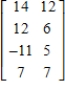 <strong>Find the product [ A ][ B ], if ​   ​ ​</strong> A)   B)   C)   D)   E)   <div style=padding-top: 35px> 