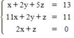 <strong>Write for the matrices </strong> A) B) C) D) E)