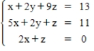 <strong>Write for the matrices </strong> A) B) C) D) E)