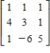 <strong>Write the system in augmented matrix form. </strong> A) B) C) D) E) 