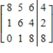 Write a system of equations that has the given augmented matrix. 