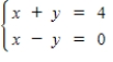 Solve the system by the Gauss-Jordan method. ​ ​   ​