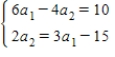 Solve the system by the addition method. ​   ​