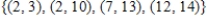 Is the set of ordered pairs a function? Answer yes or no.