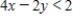 <strong>Graph the first-degree inequality in two unknowns. </strong> A) B) C) D)