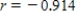 <strong>Draw a scatter diagram and find r for the data shown in the table. </strong> A) B) C) D) E) 