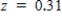 <strong>What percent of the total population is found between the mean and the z-score? </strong> A) 17.17% B) 22.17% C) 12.17% D) 11.79% E) 27.17%