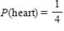 <strong>A single card is selected from an ordinary deck of cards. The sample space is shown in the figure below. Find the probability. </strong> A) B) C) D) E) 