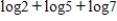 Use the properties of logarithms to write the following expression as a single logarithm with a coefficient of 1. 