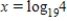 <strong>Solve the exponential equation below, and give the exact value for x. </strong> A) B) C) D) E)