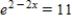 Solve the exponential equation. Round your answer to four decimal places, if required. x = __________