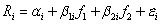 a. The model is: where: is the return on stock i is the factor change in interest rate is the factor change in temperature is the intercept of stock i is the exposure of stock i to factor 1 is the exposure of stock i to factor 2. We could use a regression to estimate the exposures. A casual look at the data suggests that the second factor has no (or little) influence on stock returns b. The intercept and exposure to the first factor are estimated approximately at: for all stocks