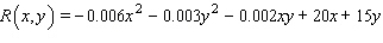 The total daily revenue (in dollars) that Weston Publishing realizes in publishing and selling its English-language dictionaries is given by where x denotes the number of deluxe copies and y denotes the number of standard copies published and sold daily.The total daily cost of publishing these dictionaries is given by dollars.Determine how many deluxe copies and how many standard copies Weston should publish each day to maximize its profits.Please round the answers to the nearest integer. __________ deluxe copies __________ standard copies What is the maximum profit realizable? Please round the answer to the nearest dollar. $__________