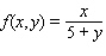 Find the first partial derivatives of the function.  