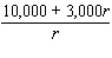 <strong>The present value of a perpetual stream of income that flows continually at the rate of dollars per year is given by the formula where is the interest rate compounded continuously.Using this formula, find the present value of a perpetual net income stream that is generated at the rate of dollars per year. Hint: .</strong> A) B) C) D) E)