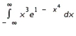 Evaluate the following improper integral whenever it is convergent.