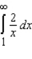 Evaluate the following improper integral whenever it is convergent. Enter divergent if the integral is divergent.