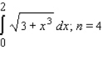 Use the trapezoidal rule and Simpson's rule to approximate the value of the definite integral.