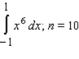 Find a bound on the error in approximating the given definite integral using the trapezoidal rule with n intervals. If necessary, round the answer to three decimal places. Find a bound on the error in approximating the given definite integral using the Simpson's rule with n intervals. If necessary, round the answer to five decimal places.
