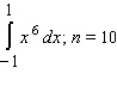 Find a bound on the error in approximating the given definite integral using the trapezoidal rule with n intervals. If necessary, round the answer to three decimal places. Find a bound on the error in approximating the given definite integral using the Simpson's rule with n intervals. If necessary, round the answer to five decimal places.