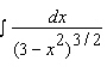 Use the table of integrals to find the integral.  