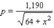 The demand function for Apex women's boots is where p is the wholesale unit price in dollars and x is the quantity demanded daily, in units of a hundred.Find the consumers' surplus if the wholesale price is set at $70/pair.Round the result to the nearest dollar. $__________