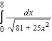 Use the table of integrals to find the integral. Use C as the constant of integration.