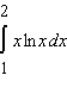 Evaluate the definite integral by using the method of integration by parts.