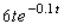Sales of the latest recording by Brittania, a British rock group, are currently units/week (each unit representing 10,000 discs), where t denotes the number of weeks since the recording's release.Find an expression that gives the total number of discs sold as a function of t.