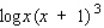 Use the laws of logarithms to simplify the expression.  