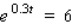 Use logarithms to solve the equation for t.Round your answer to four decimal places.