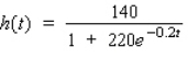 The height (in feet) of a certain kind of tree is approximated by where t is the age of the tree in years.Estimate the age of a 70-ft tree.Please round the answer to two decimal places. __________ years