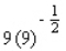 Evaluate the expression.  