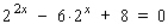 Solve the equation for x.  