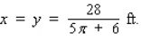 <strong>A Norman window has the shape of a rectangle surmounted by a semicircle (see the accompanying figure).If a Norman window is to have a perimeter of 28 ft, what should its dimensions be in order to allow the maximum amount of light through the window? </strong> A) B) C) D)