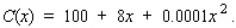 A manufacturer of tennis rackets finds that the total cost C(x) (in dollars) of manufacturing x rackets/day is given by Each racket can be sold at a price of p dollars, where p is related to x by the demand equation If all rackets that are manufactured can be sold, find the daily level of production that will yield a maximum profit for the manufacturer. __________ rackets/day