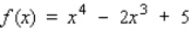 Find the inflection points, if any, of the following function.Otherwise, answer no solution.
