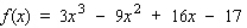 Find the inflection points, if any, of the function.Otherwise, answer no solution.