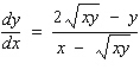 <strong>Find by implicit differentiation. </strong> A) B) C) D) E)