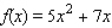 Use the four-step process to find the slope of the tangent line to the graph of the given function at any point. __________