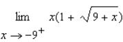 <strong>Find the indicated one-sided limit. </strong> A)81 B)0 C)-18 D) E)