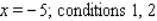 <strong>A function f is continuous at the point if the following conditions are satisfied. 1. is defined. 2) exists. 3) . Determine the values of x, if any, at which the function is discontinuous.At each point of discontinuity, state the condition(s) for continuity that are violated. </strong> A) B) C) D) E)Continuous everywhere