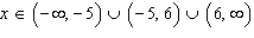 <strong>Find the values of x for which the function is continuous. </strong> A) B) C) D)