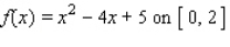 <strong>Use the intermediate value theorem to find the value of c such that . </strong> A) B) C) D)